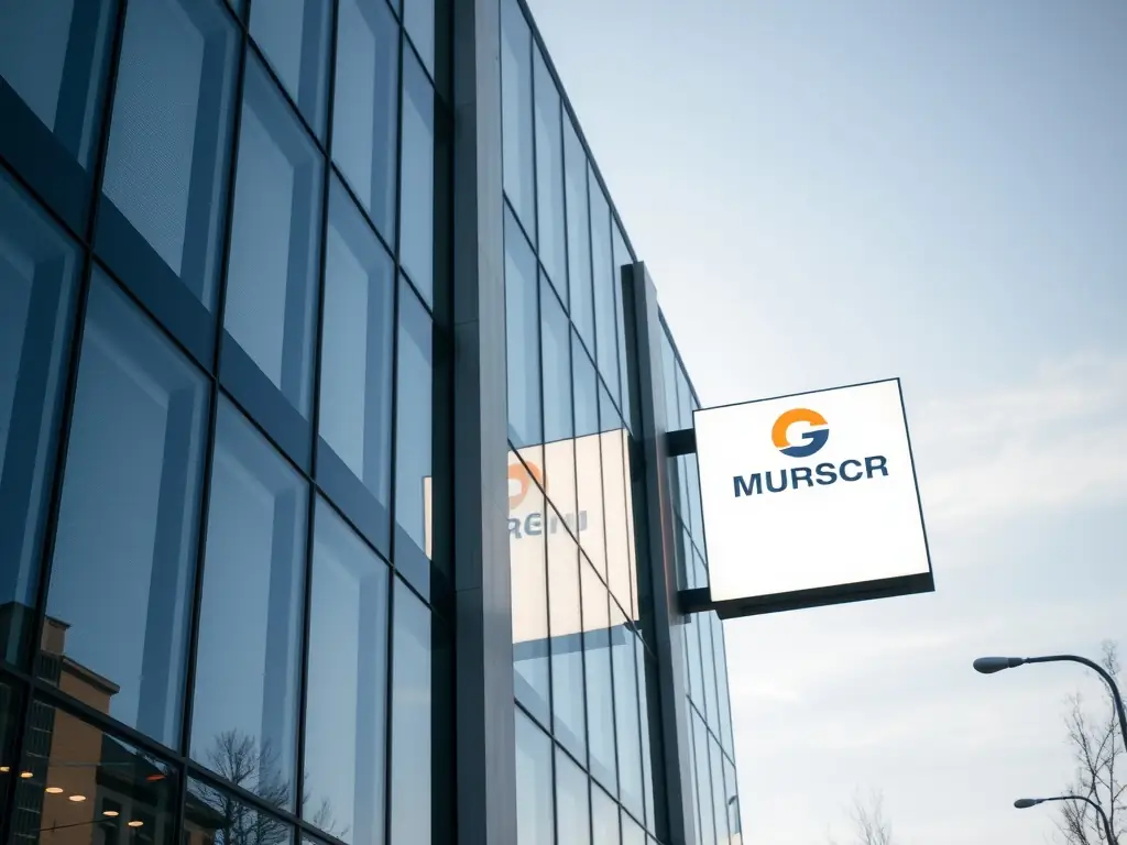 A modern commercial building with a sleek glass facade, representing Capstone Construction's capabilities in commercial construction projects.
