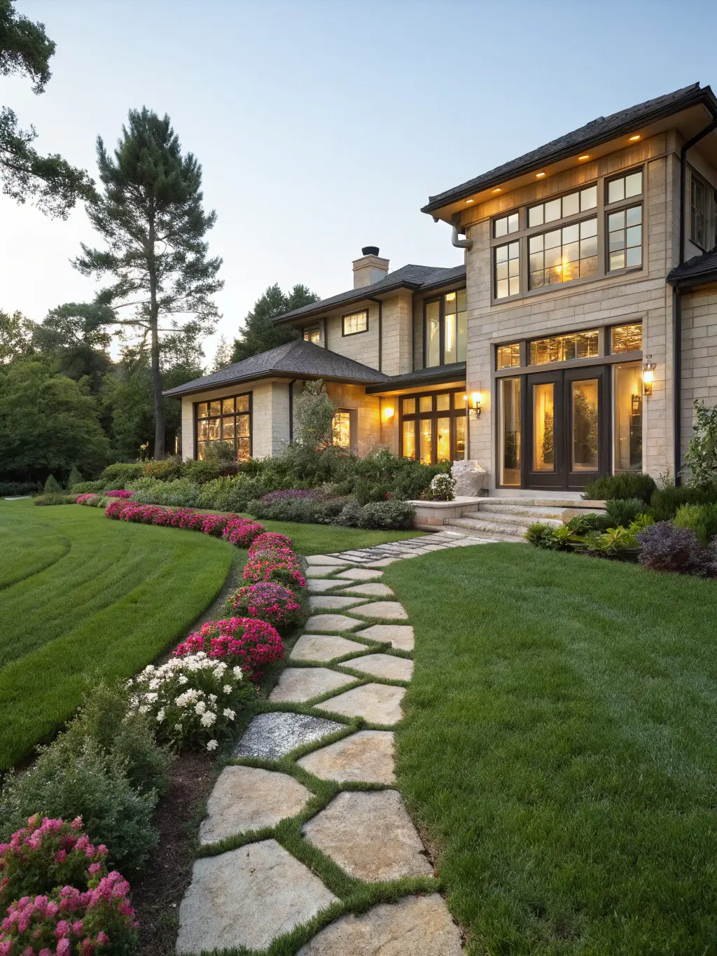 A newly constructed custom home featuring a modern design, spacious layout, and high-quality finishes, highlighting Capstone Construction's commitment to building dream homes.